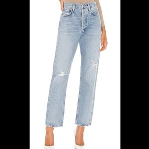 Agolde 90’s mid rise loose fit in Captured EUC